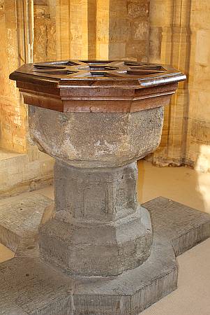 Sherborne Abbey  -The Font